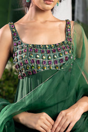 Maanasa anarkali kurta