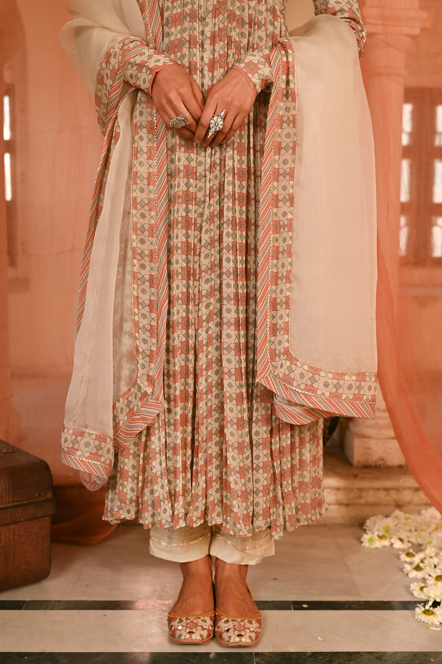 SEESH MAHAL ANARKALI SET