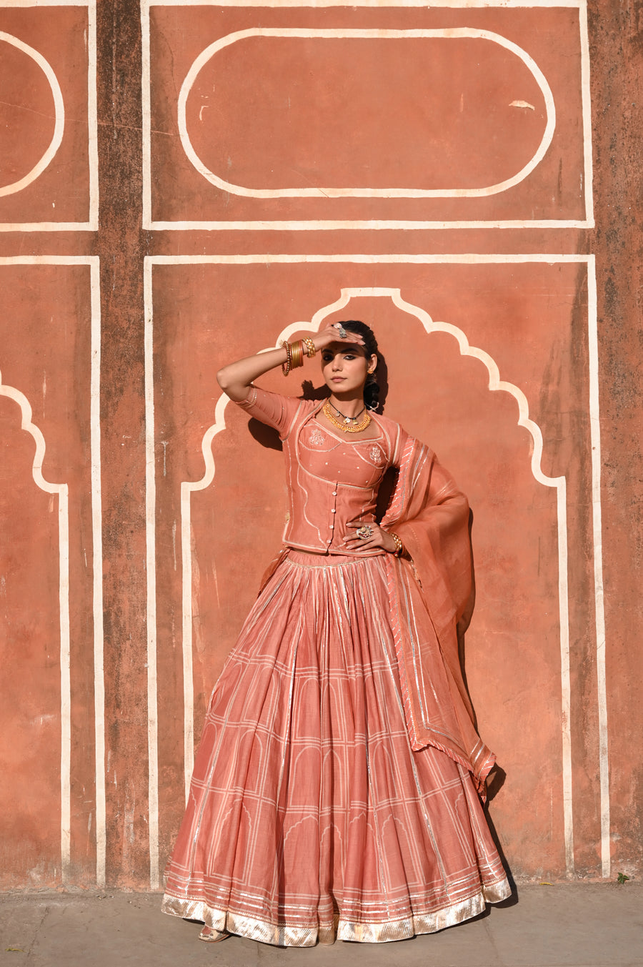 HAWA MAHAL LEHENGA SET