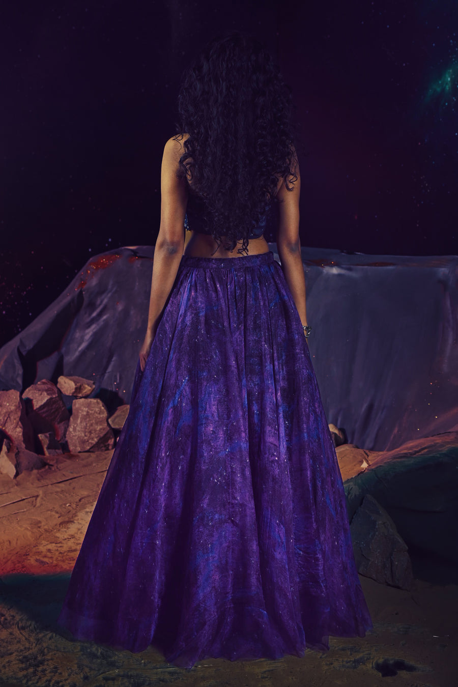 GALACTIC LEHENGA SET