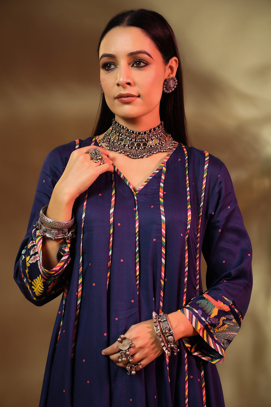 Mehr Anarkali Set Of 3